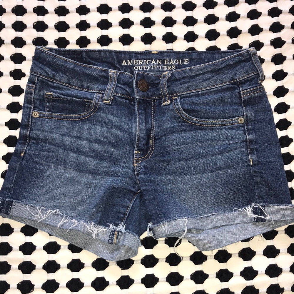 American Eagle Cut Offs Jean Shorts sz 2